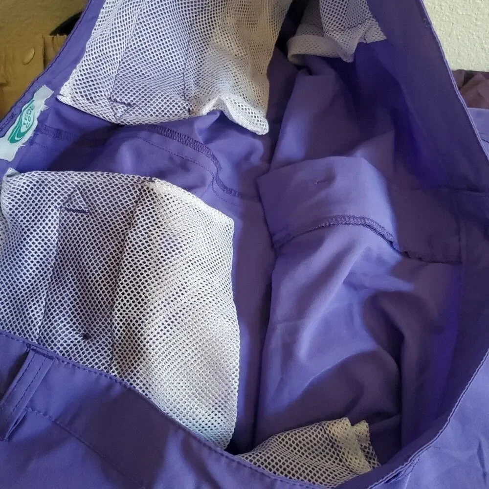 Teal Cove Mens Purple Board Shorts Swim Trunks Sz 42 Stretch Quick Dry RN124917